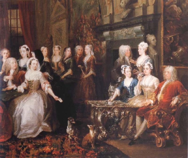 HOGARTH, William Company in Wanstead House